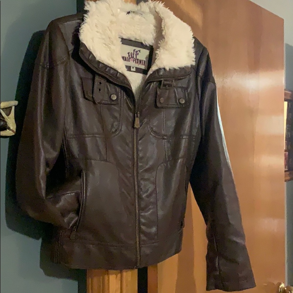 Fur lined jacket
